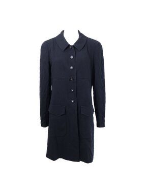 Chanel Logo Button Single 42 Dress